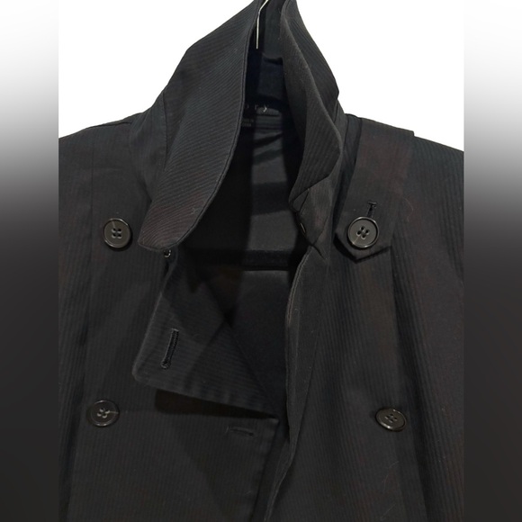 Women's‎ Theory Black Ribbed Double Breasted Blazer Size Small - Picture 7 of 12